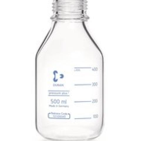 Screw neck bottle DURAN®-pressure plus, clear, 500 ml, 1 unit(s)