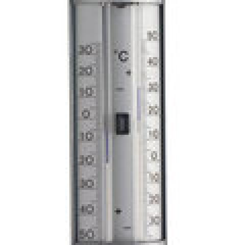Maximum-minimum-thermometer, alu. case, measuring range -30 - +50 °C, 1 unit(s)