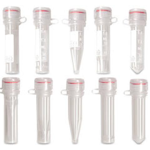 Reaction vials with screw cap, PP, sterile, free-standing, 1.5 ml, 500 unit(s)