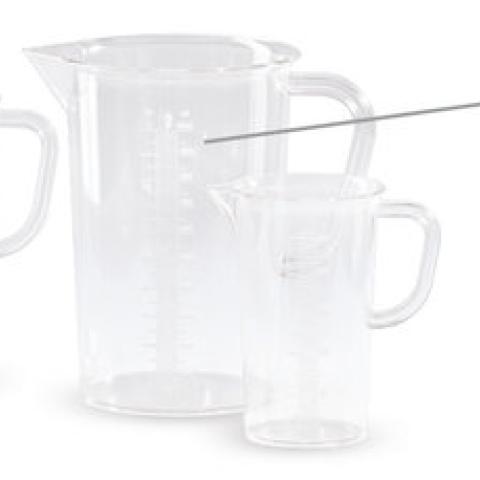 Measuring beaker, 1000 ml, SAN, transparent, embossed skale, 1 unit(s)