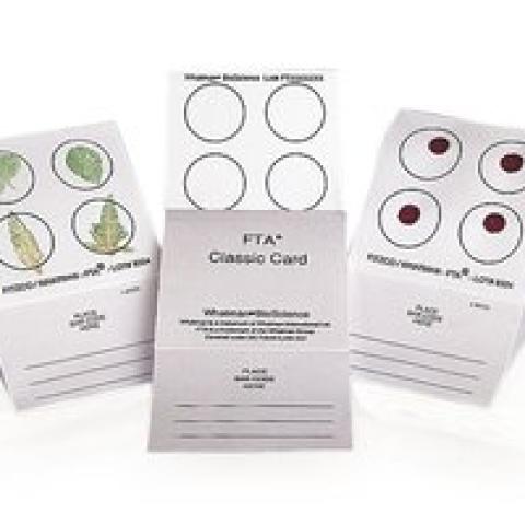 FTA®-cards, CLASSIC, speciality cards by Whatman, 4 areas, 25 unit(s)