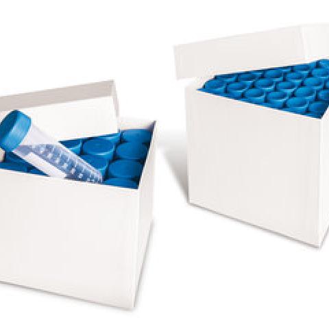 Rotilabo®-maxi cryo boxes made of cardb., waterproof., f. vial 30x115mm