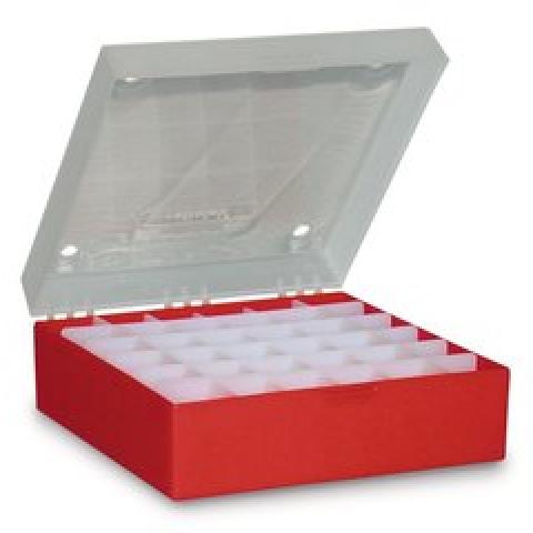 Rotilabo® cryogenic boxes, PP, red, H 52 mm, 5 unit(s)