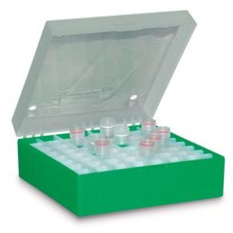 Rotilabo® cryogenic boxes, PP, green, H 52 mm, 5 unit(s)