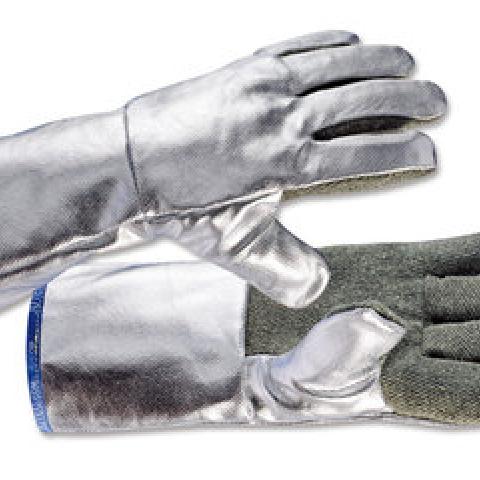 Preox aramid-alum. heat resistant gloves, 5-finger-glove, size 10, L 380 mm
