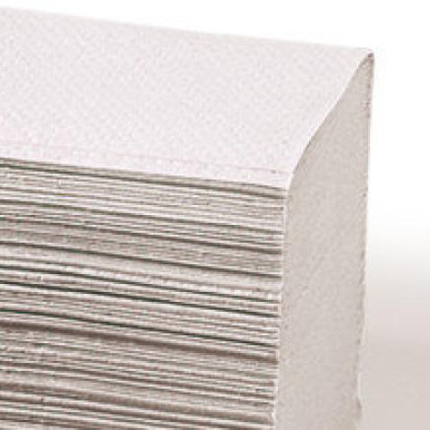 Sekuroka® folded hand towels, 2-ply, tissue, natural, zigzag folds