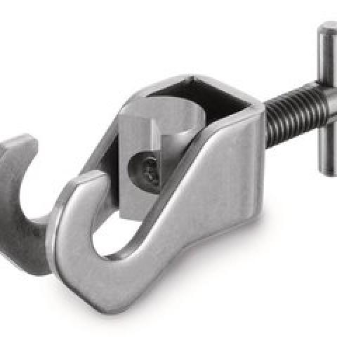 Hook connector, rustproof stainl. steel, brass screw, span W 13 mm, 1 unit(s)