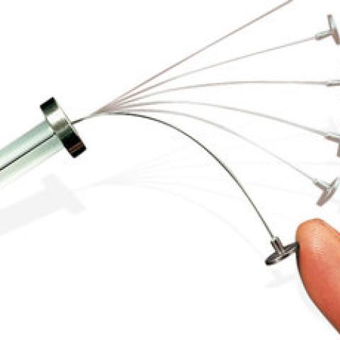 Microlitre syringe with elastic plunger, syringe volume 10 µl, for Waters