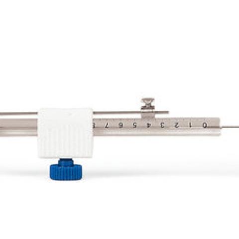 Microlitre syringe with plunger guide, PTFE-tube, L 50 mm, 10 µl, 1 unit(s)