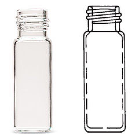Rotilabo®-sample vials 4 ml, borosilicate glass, clear, 200 unit(s)