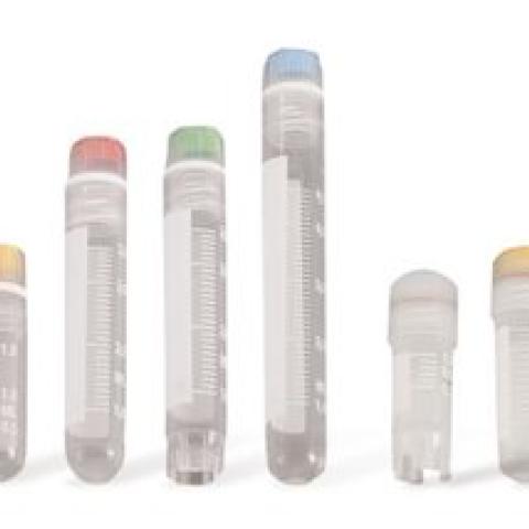 Cryogen vial, with internal thread, seal, PP, sterile, length 48 mm, 2 ml