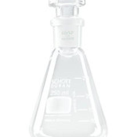 Iodine determinat. flask, sta. gr. joint, DURAN®, stopper size 29/32, 250 ml