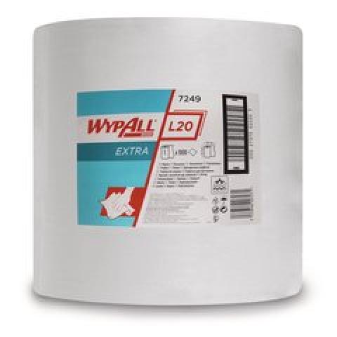 WYPALL® L20 EXTRA-wipes, 2-ply, white, W 23.5 cm, 1 unit(s)