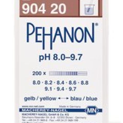 Indicator papers PEHANON®, with imprinted pH-scale, pH 8.0-9.7, 200 unit(s)