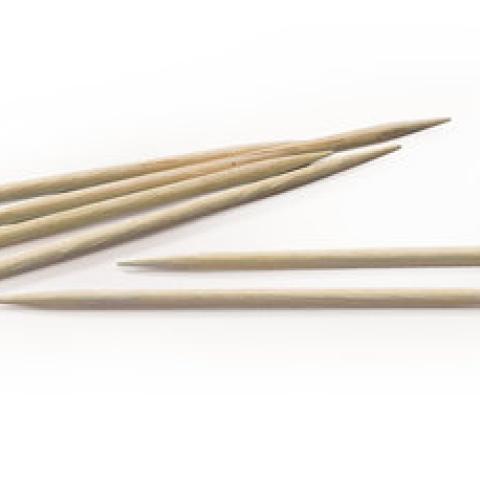 Toothpicks, made of polished wood, L 65 mm, 1000 pcs., loose in dispenser
