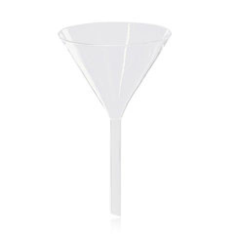 Rotilabo®-funnel, inner rim Ø 55 mm, with short stem, borosilicate glass