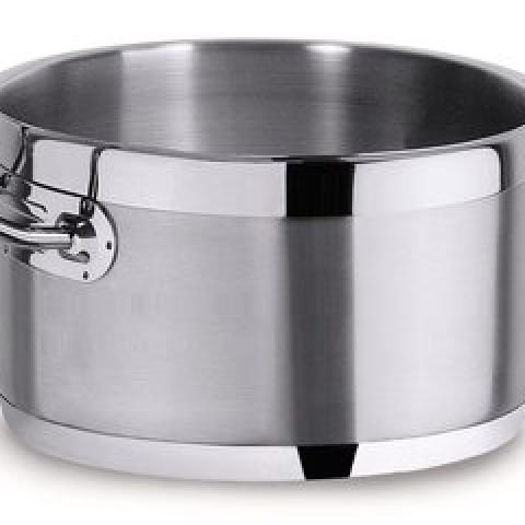 High-grade steel pot, high gr. 18/10 st., 4 l, Ø 200 mm, H 150 mm, 1 unit(s)