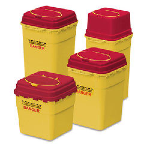Multi-Safe euroMatic®-waste disposal bin, PP, height 330 mm, 6 l, 5 unit(s)