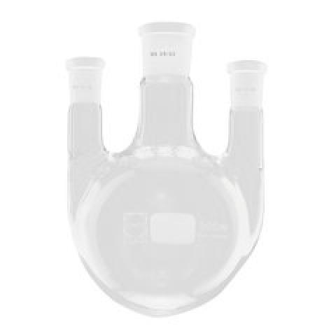 Three-necked round-bottom flask, DURAN®, 100 ml, side necks 29/32, centre 29/32