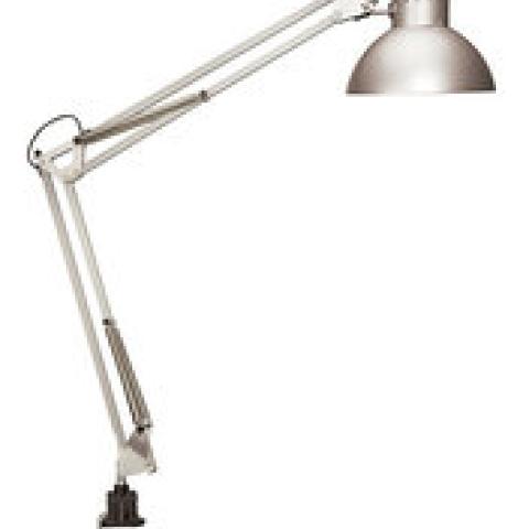 Table lamp Study, metal, Ø lamp head 17cm, silver, 1 unit(s)