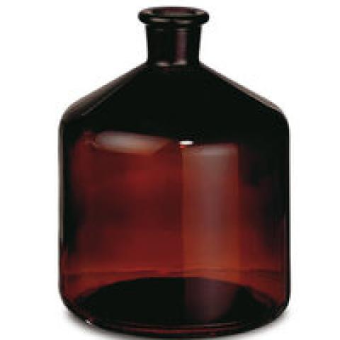 Burette bottles f. titration app., Soda-lime glass, brown glass, 2000 ml