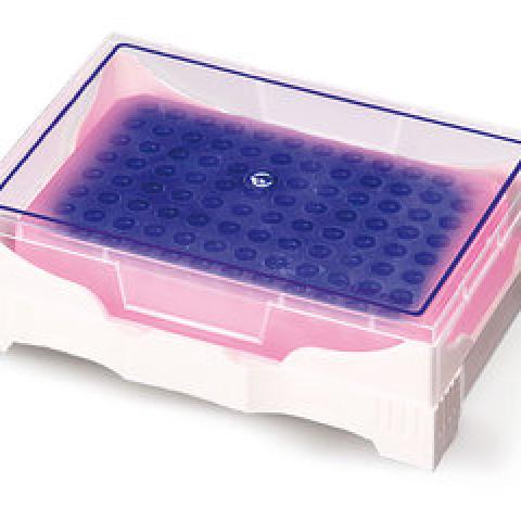 Rotilabo®-ice boxes for PCR-plates, PP, colour change from violet to pink