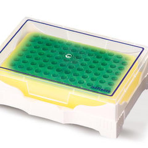 Rotilabo®-ice boxes for PCR-plates, PP, colour change from green to yellow