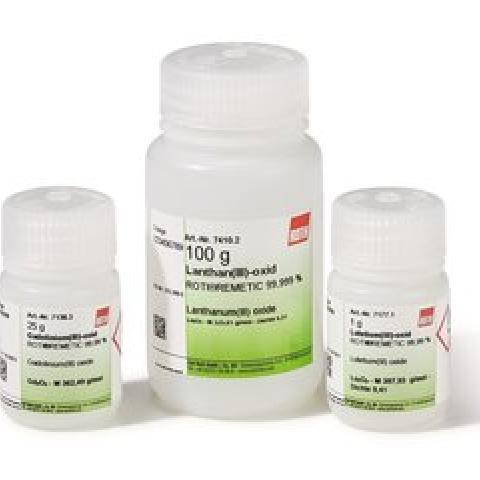 Lanthanum(III) acetate hydrate, ROTI®REMETIC, 99,9 %, 100 g, plastic