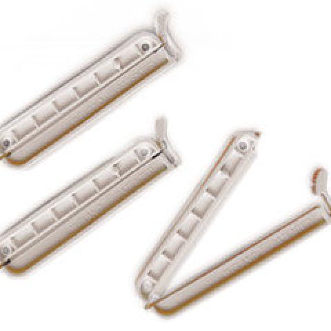 Clips, polyamide, white, closed L 150 mm, total L 170 mm, 10 unit(s)