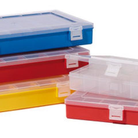 Small parts box, PP, 12 compartments, yellow, 1 unit(s)
