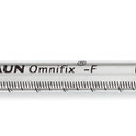 Disposible syringes Omnifix®-F, PP/PS, sterile, without needle, 1 ml