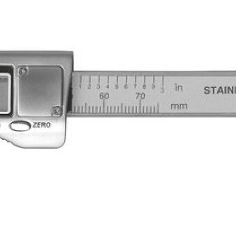 Pocket slide rule, digital, meas. range 0-70 mm, jaw length 20 mm, 1 unit(s)