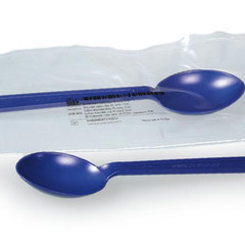 SteriPlast®, single-use food spoons,, sterile, blue, 10 ml, L 170 mm