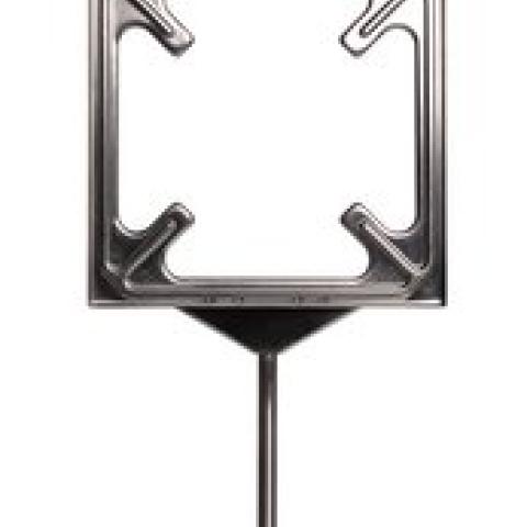Tile holder, chrome nickel steel, 175 x 175 mm, 1 unit(s)