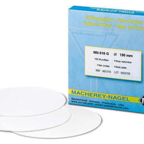 Round filters Type, MN 616 G phosphate-free, , 185 mm