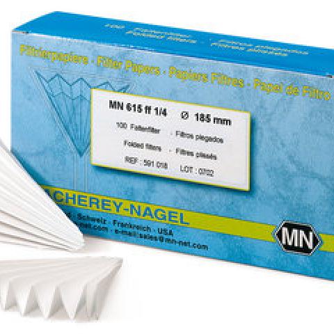 Folded filters for analysing fats, type MN 615 ff 1/4, Ø 125 mm, 100 unit(s)