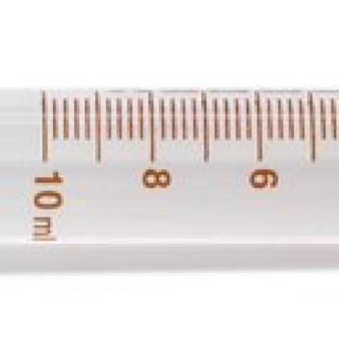 Glass syringe,  Borosilicate glass, Glass cone, Luer-fitting, 10 ml, 3 unit(s)