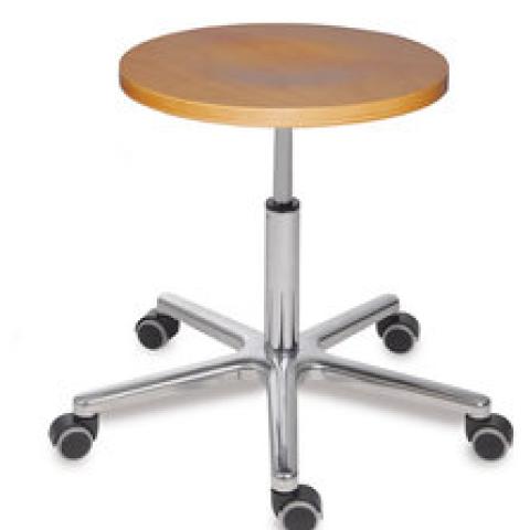 Swivel stool, XL, beech,  400 mm, 1 unit(s)