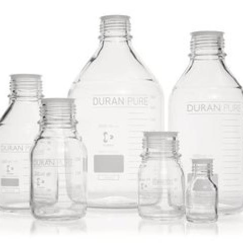 DURAN® PURE screw top bottles, 2000 ml, clear glass, 10 unit(s)