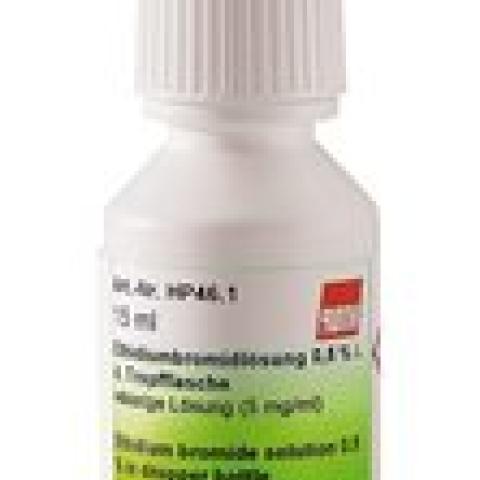 Ethidium bromide solution 0.5 %, bottle, aqueous solution (5 mg/ml), 15 ml