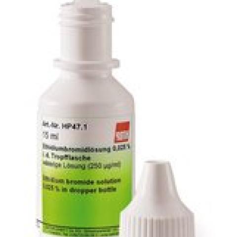 Ethidium bromide solut. 0.025 %, bottle, aqueous solution (250 µg/ml), 75 ml