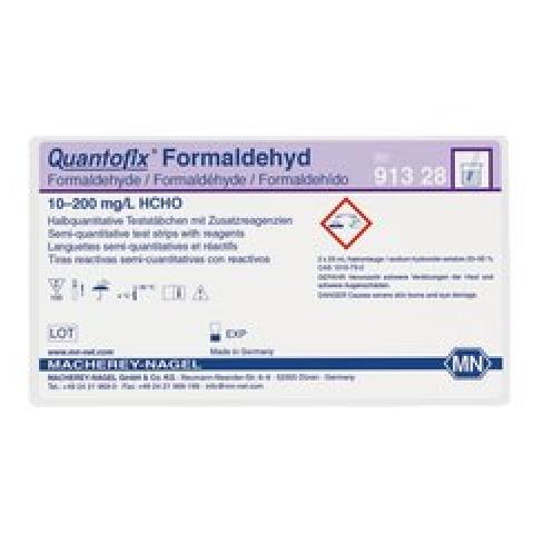Quantofix® test strips, formaldehyde, L 95 x W 6 mm, 100 unit(s)