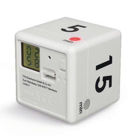 Count-down timer cube, without batteries, W 60 x D 60 x H 60 mm, 1 unit(s)