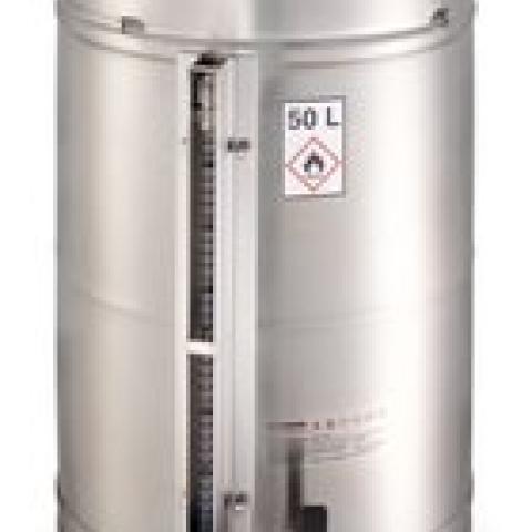 Safety barrel with tap, and filling level display, 50 l, 1 unit(s)