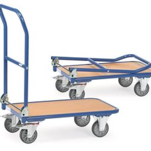 Collapsible cart, steel tube frame, L 815 x W 470 x H 930 mm, 1 unit(s)
