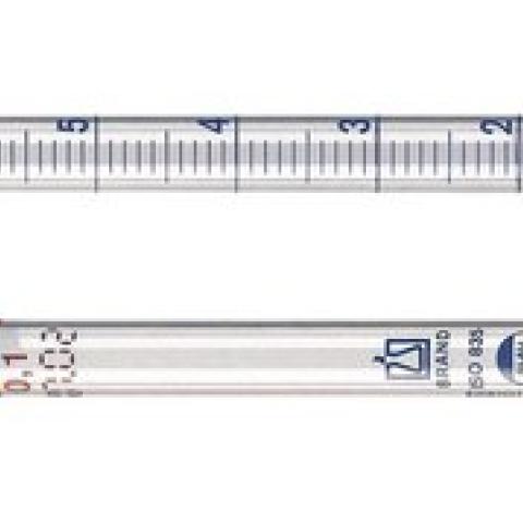 BLAUBRAND®, graduated pipettes, type 2, 25 ml, graduations 0,1, class AS