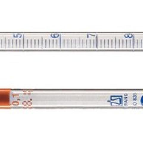 BLAUBRAND® graduated pipettes, type 3, 5 ml, graduations 0.1, class AS
