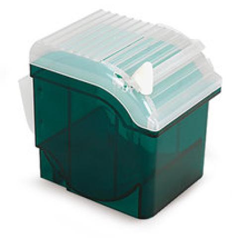 Rotilabo®-dispenser box, ABS, green, L 171 x W 120 x H 144 mm, 1 unit(s)