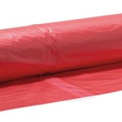 Refuse sacks red, HDPE,, 120 l, 700 x 1100 mm, 50 unit(s)