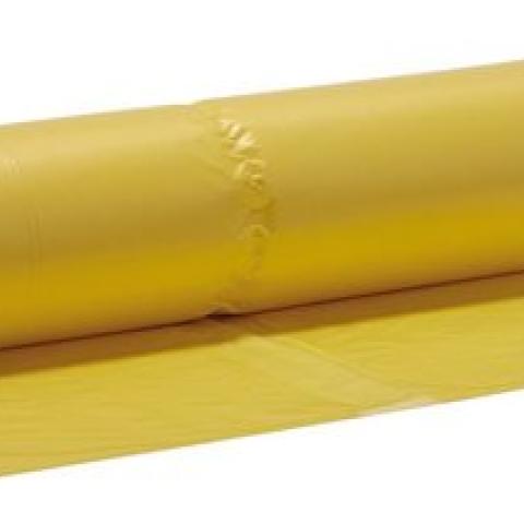 Refuse sacks yellow, HDPE,, 120 l, 700 x 1100 mm, 50 unit(s)